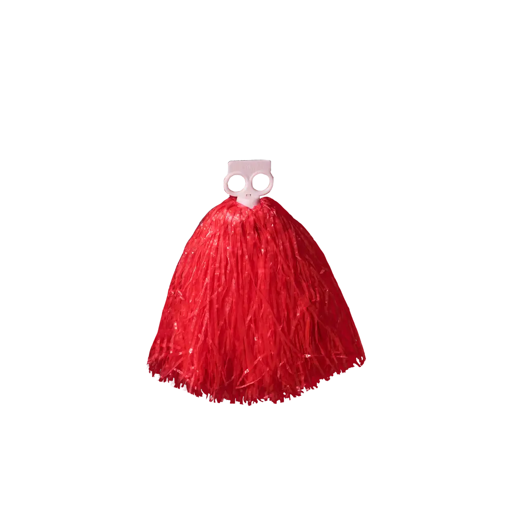 彩球紅